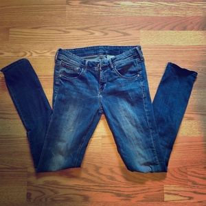 Hollister dark wash skinny jeans